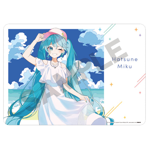 『初音ミク』ラバーマット 白ワンピース